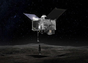 © NASA/Divulgação Sonda da Nasa com amostras do asteroide Bennu está voltando para a Terra