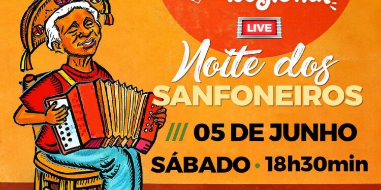 A Noite dos Sanfoneiros traz o melhor do forró neste sábado