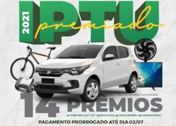 Prefeitura de Piripiri sorteará prêmios para contribuintes em dia com IPTU 2021