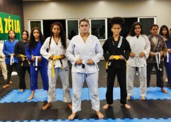 Meninas de ouro, prata e bronze do Jiu Jitsu de Piripiri