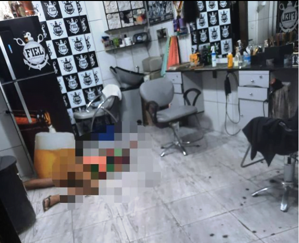 Cena do crime - Jovem é assassinado dentro de salão de beleza