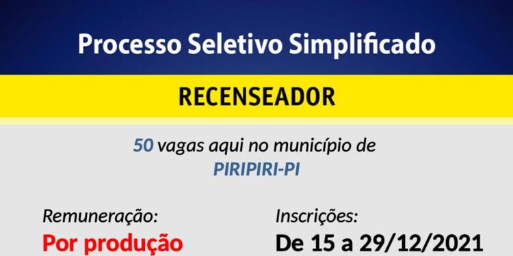 IBGE | Processo seletivo com 57 vagas para Piripiri de recenseador e agente supervisor