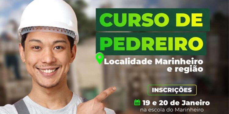 Setas disponibiliza Curso de Pedreiro em Piripiri