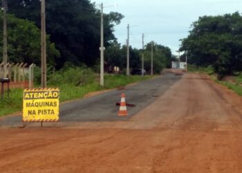 Obra de asfaltamento na avenida ExpoAgro segue em ritmo acelerado