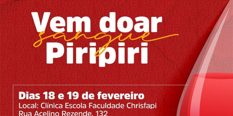 HEMOPI realiza em Piripiri campanha de coleta de sangue