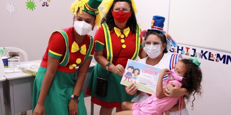 SESAM imuniza crianças da APAE de Piripiri com 2ª dose contra covid-19