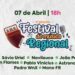 Festival de Música Regional | Confira as atrações desta quinta-feira, dia 07