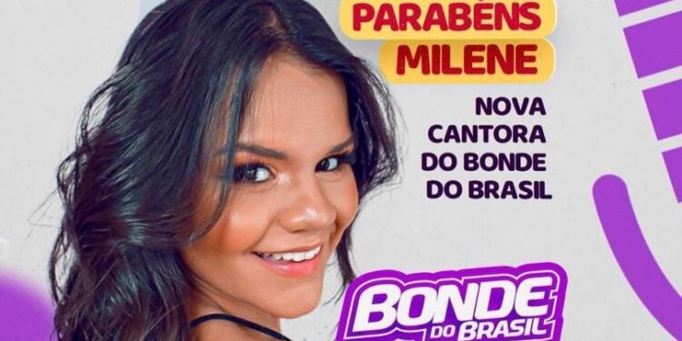 Piripiriense Milene Oliveira é a mais nova voz feminina da banda Bonde do Brasil