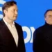 Musk fala pouco com presidente e muito com empresários