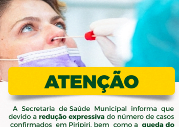 Sintomas de covid-19? Procure o Laboratório Municipal de Piripiri