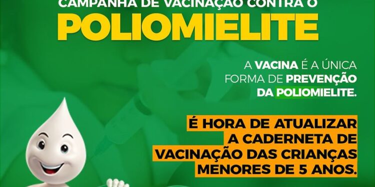 SESAM Piripiri inicia Campanha de Vacinação contra a Poliomielite e Multivacinação