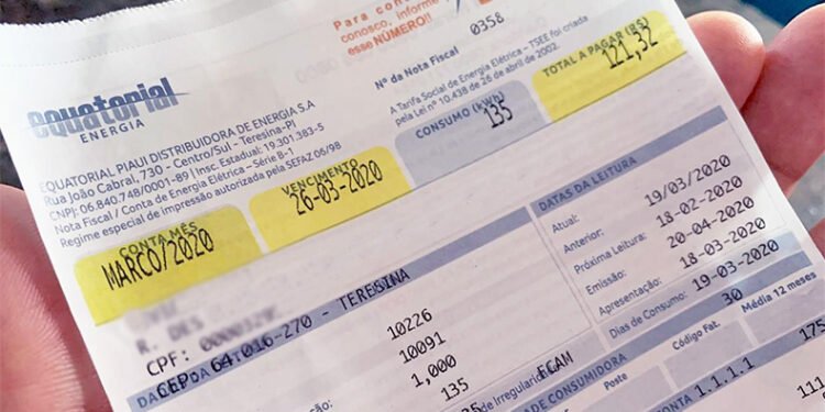 Cerca de 70 mil famílias podem perder desconto na conta de luz no Piauí