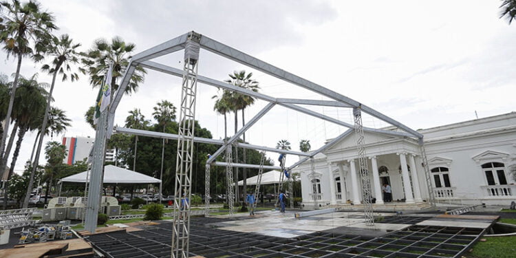Começam preparativos para posse de Rafael Fonteles no Palácio de Karnak