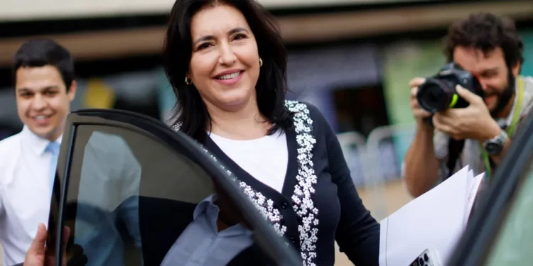 Simone Tebet recebe organograma do Ministério do Planejamento e se diz contemplada