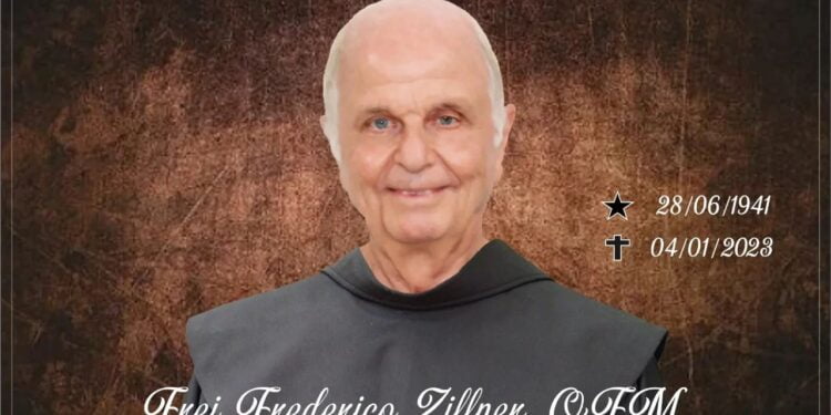 Morre o Frei Frederico Zillner aos 81 anos