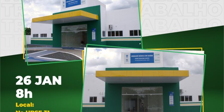 UBSF-31 no Jenipapeiro será inaugurado nesta quinta-feira(26)