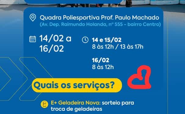Equatorial vai sortear geladeiras e distribuir lâmpadas de led em Piripiri; Saiba como participar