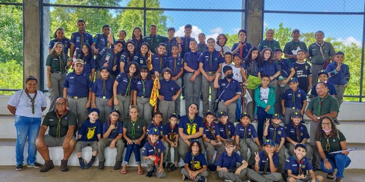 Grupo Escoteiro inicia atividades de 2023 com acantonamento no Colégio Agrícola de Piripiri