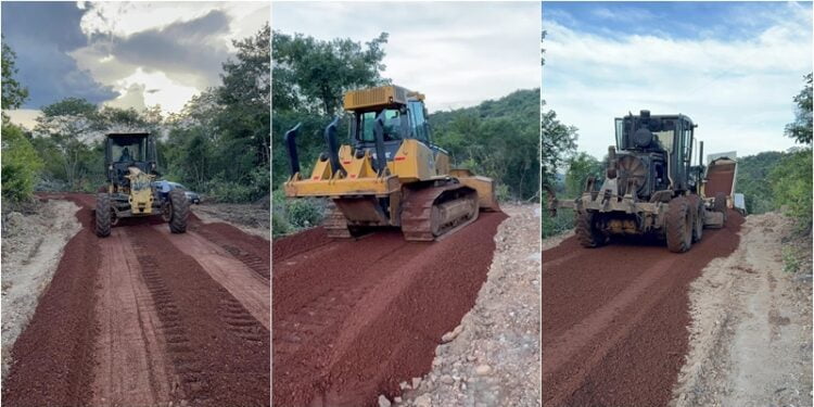 Prefeitura de Piripiri recupera estradas vicinais ligando Barreirinha, Serra dos Venturas, Jardim e Serra dos Venturas