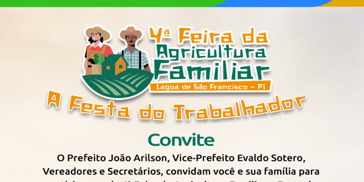 4ª edição da Feira da Agricultura Familiar de Lagoa de São Francisco