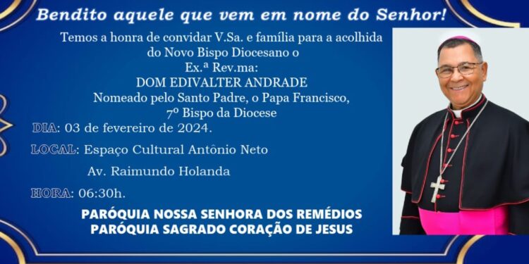 Igreja Católica define programação de acolhida ao Dom Edivalter em Piripiri
