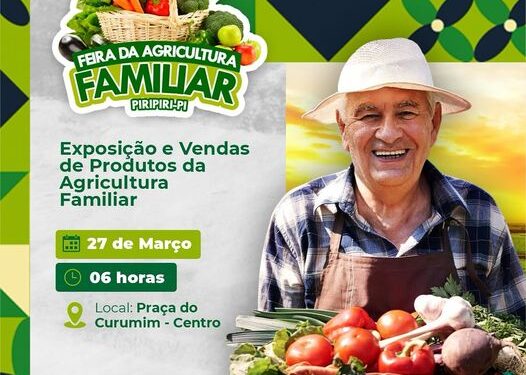 Prefeitura de Piripiri realiza a Feira da Agricultura Familiar no Parque Curumim, nesta quarta(27)