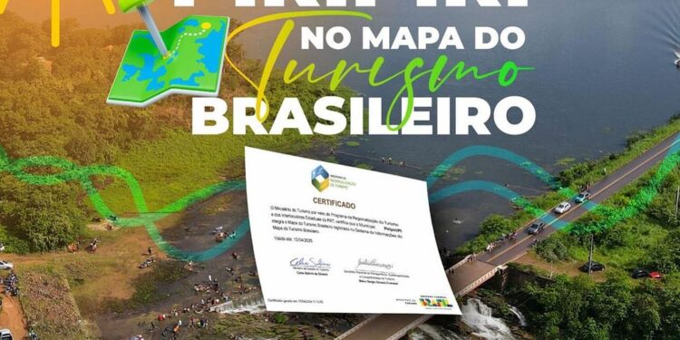 Piripiri está no Mapa do Turismo Brasileiro pelo 3 ano consecutivo