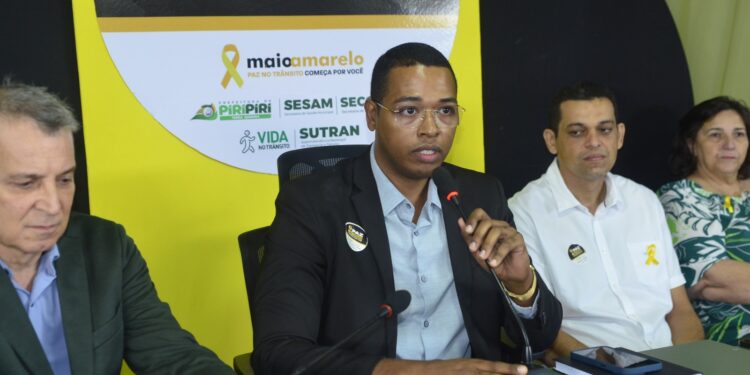 Prefeitura de Piripiri inicia Campanha Maio Amarelo – Pela Segurança no Trânsito