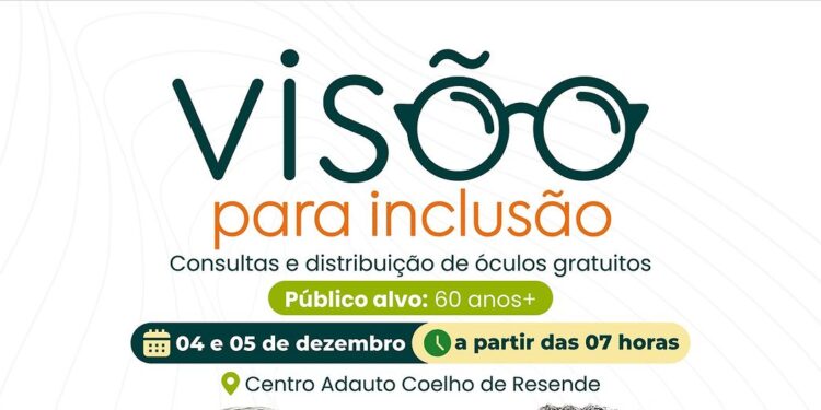 Visão para Inclusão: Piripiri oferece consultas e distribuição gratuita de óculos para pessoas com 60 anos