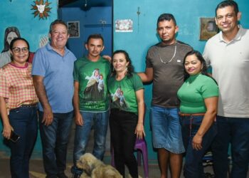 Vereador Alan Osório e Genival Sales participam dos festejos de Nossa Senhora do Carmo no Assentamento Cascudo