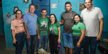 Vereador Alan Osório e Genival Sales participam dos festejos de Nossa Senhora do Carmo no Assentamento Cascudo