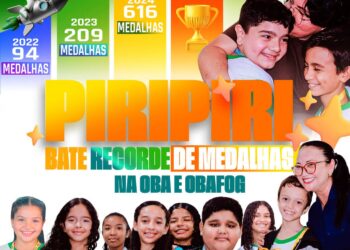 Piripiri é, mais uma vez, destaque nacional na OBA (Olimpíada Brasileira de Astronomia e Astronáutica) e na OBAFOG (Olimpíada Brasileira de Foguetes)!