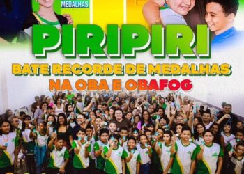 Piripiri conquista marca histórica com 884 medalhas na OBA e OBAFOG em 2025