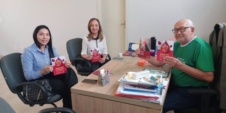 Vice-prefeito Hilton Osório recebe equipe do Hemopi para tratar de campanha de doação de sangue em Piripiri