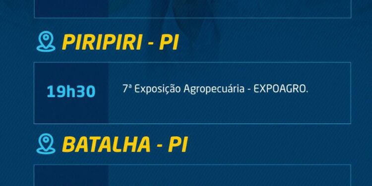 Senador Ciro Nogueira cumprirá agenda na Expoagro Piripiri
