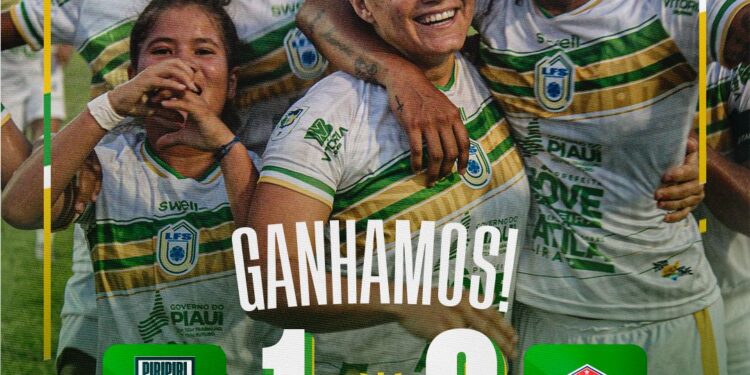 PIRIPIRI FC SEGUE LÍDER DO PIAUIENSE FEMININO APÓS NOVA VITÓRIA