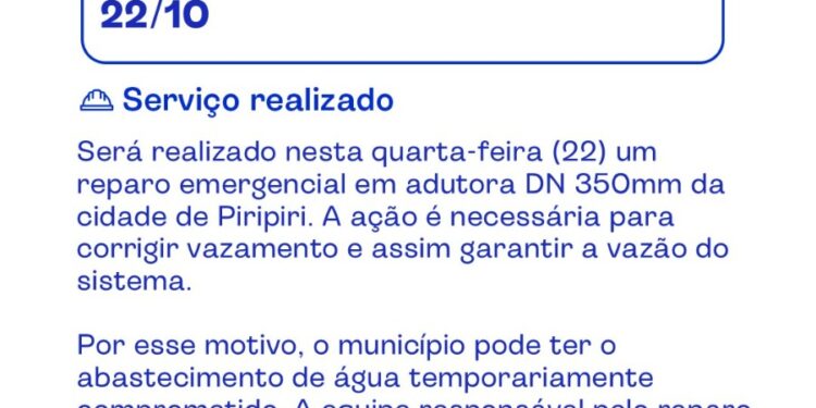 URGENTE: INFORMAÇÃO IMPORTANTE