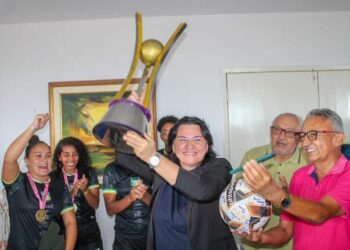 FUTEBOL FEMININO: AS CAMPEÃES DO PIAUÍ 2025,SÃO RECEBIDAS PELA PREFEITA JÔVE