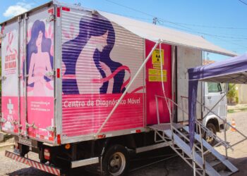 Piripiri realiza campanha de combate ao câncer de mama com Carreta da Mamografia