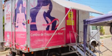 Piripiri realiza campanha de combate ao câncer de mama com Carreta da Mamografia