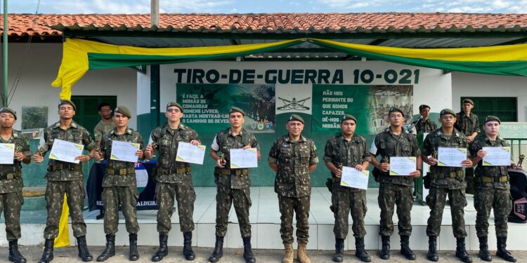 TIRO DE GUERRA REALIZA FORMATURA DA TURMA ÚNICA