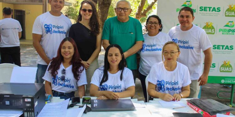 Prefeitura de Piripiri promove ação de inclusão com oferta de vagas de emprego para pessoas com deficiência