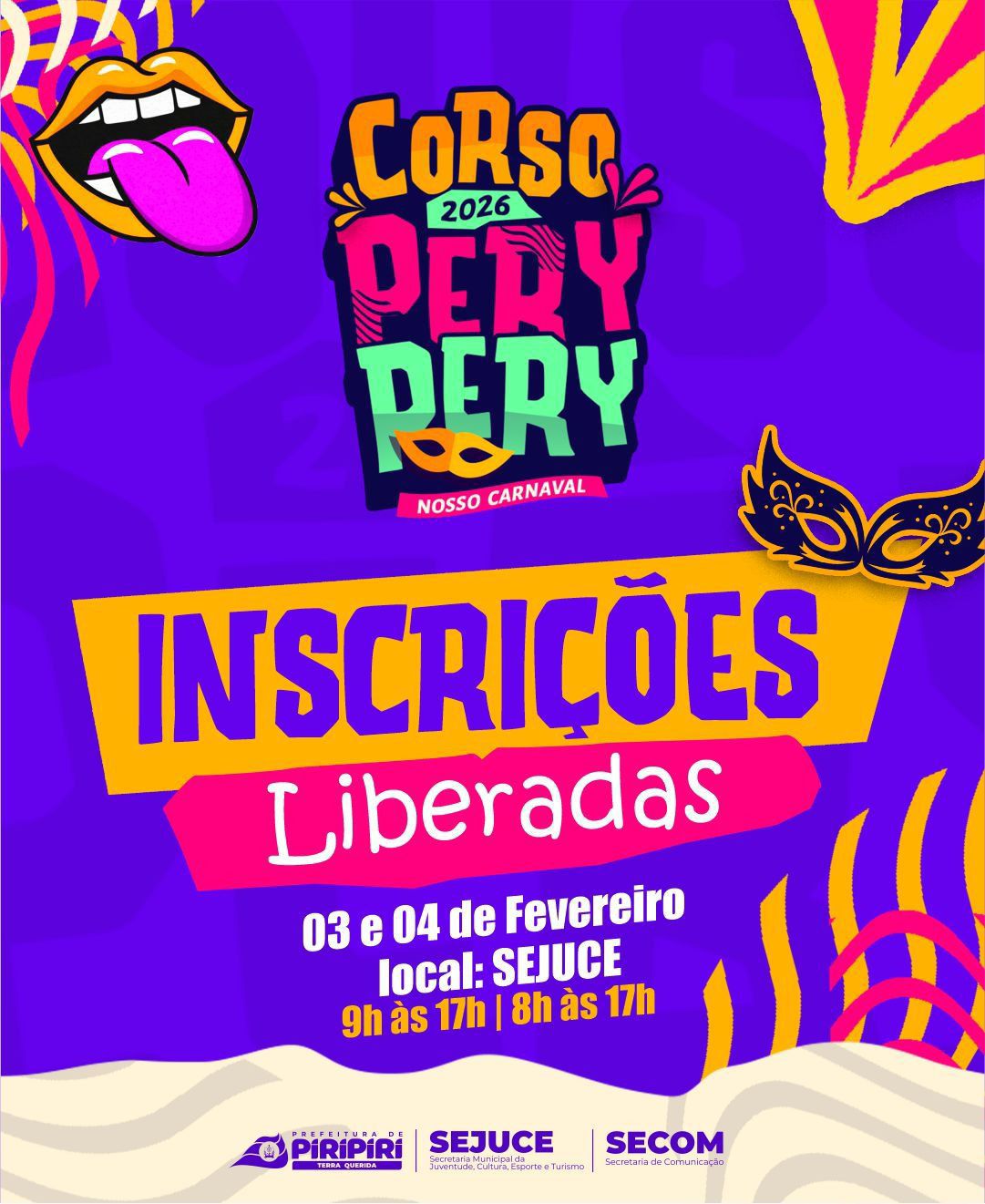 CORSO 2026 TÁ CHEGANDO…