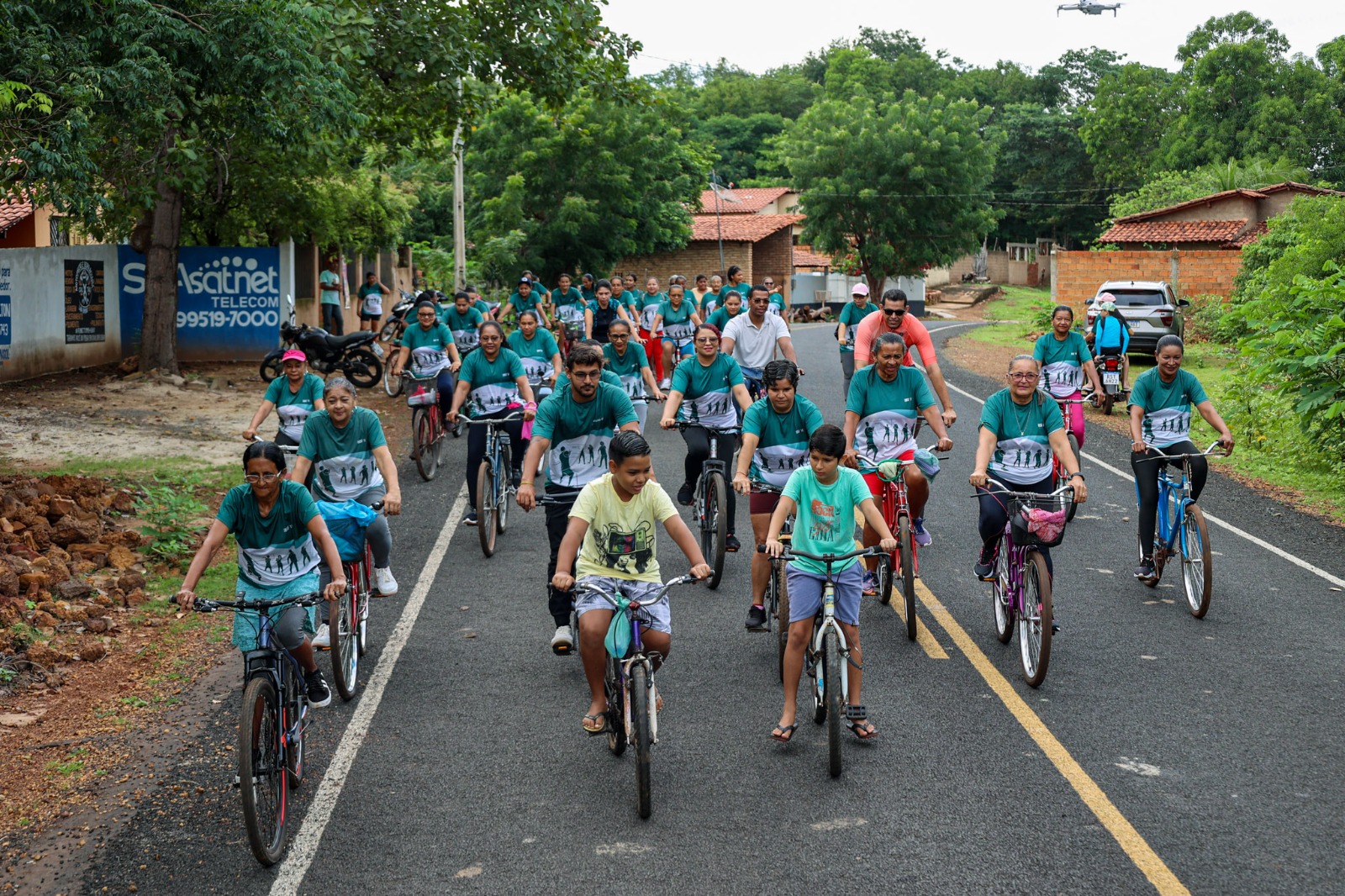 Passeio ciclístico incentiva hábitos saudáveis na comunidade Vertentes