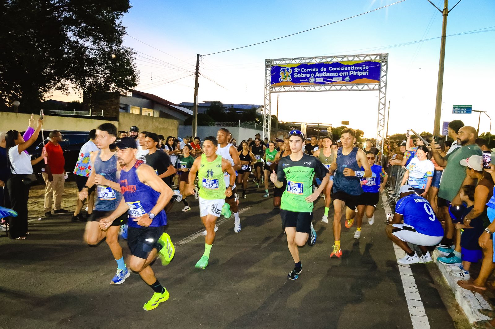 Prefeitura de Piripiri apoia II Corrida de Conscientização do Autismo com cerca de 300 participantes