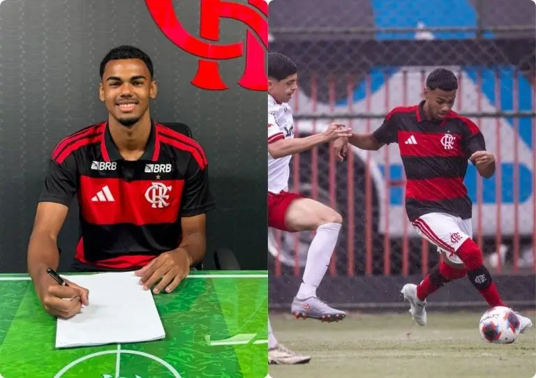 Piauiense de 16 anos assina contrato profissional com Flamengo do Rio de Janeiro: “Realizo um sonho”