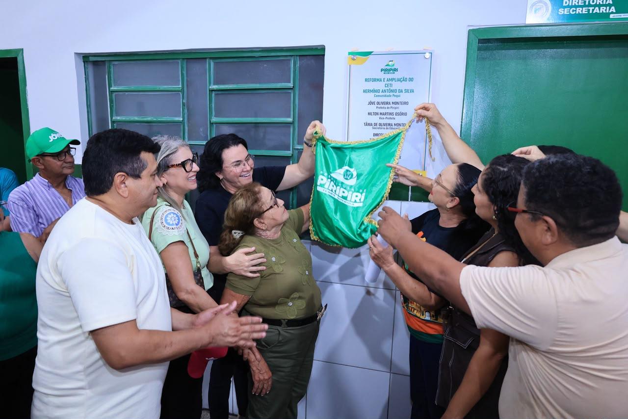 Prefeitura de Piripiri inaugura Centro de Ensino de Tempo Integral na comunidade Pequi