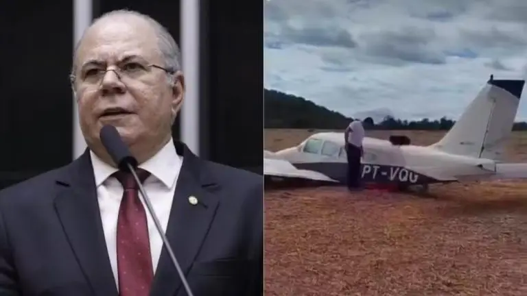 Avião com deputado federal e outras quatro pessoas faz pouso de emergência em Timon-MA