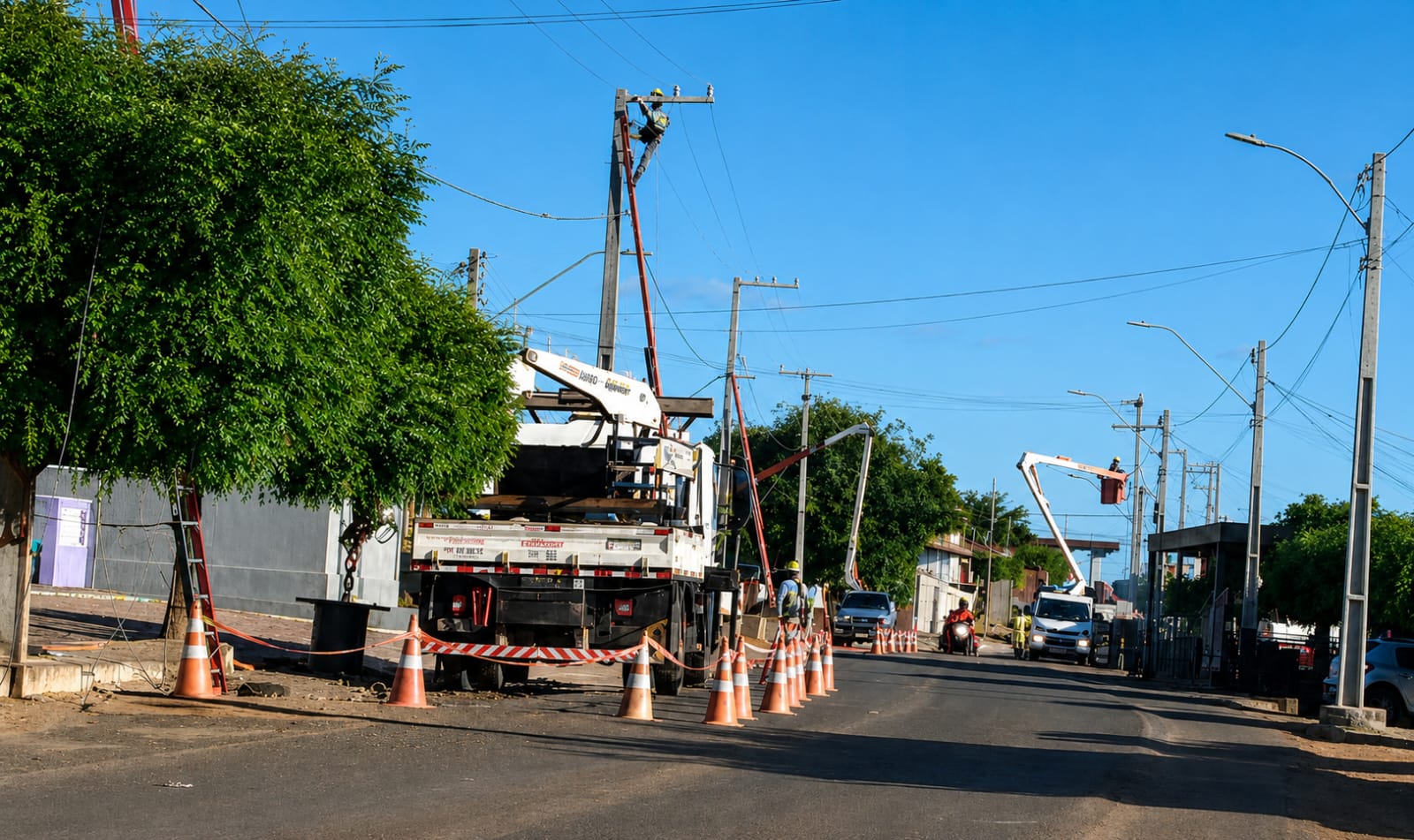 Equatorial Piauí conclui obra de modernização da rede elétrica em Oeiras com investimento de R$ 460 mil