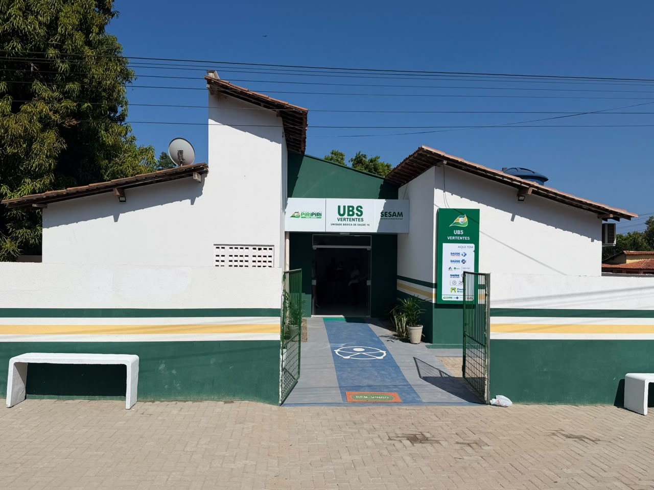Prefeitura de Piripiri inaugura novas instalações da UBSF Ana Pinheiro dos Santos Souza, na comunidade Vertentes